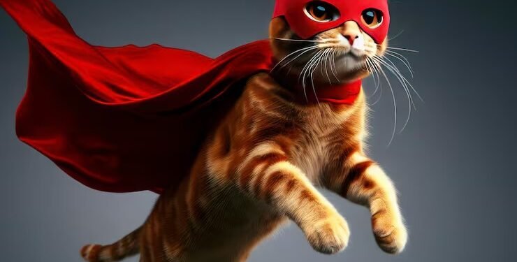 Gato Herói: Felino Protege Tutora de Ataque Canino Violento