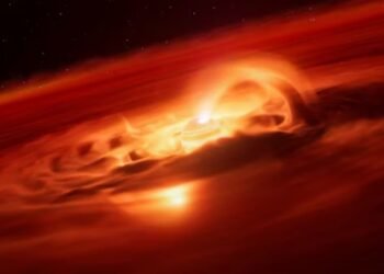 Rebelde Cósmico: Planeta Surpreende ao Devorar Matéria como uma Estrela Jovem
